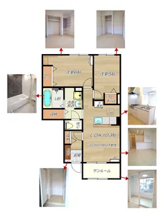 ミーツ・SA(エス・エー)I棟【1階】の間取り