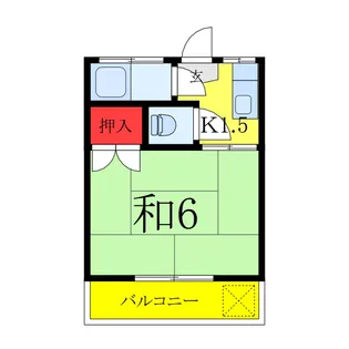 きしコーポ【2階】の間取り