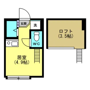 Stage神谷【1階】の間取り