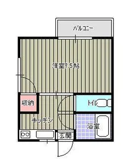 センチュリー山川【2階】の間取り