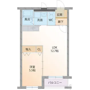 HEARTFUL MANSION Copain【3階】の間取り