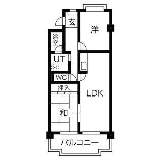 アイカピア植田【2階】の間取り