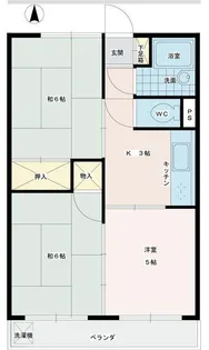 東京都多摩市乞田【マンション】の間取り