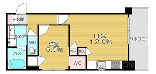 大阪府大阪市生野区鶴橋1【マンション】の間取り