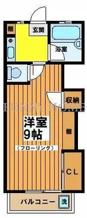 東京都杉並区浜田山1【アパート】の間取り