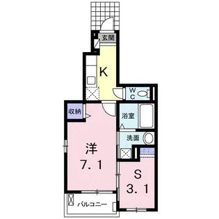フレグランス ベル【1階】の間取り