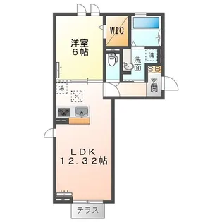 D-room渋見町【1階】の間取り