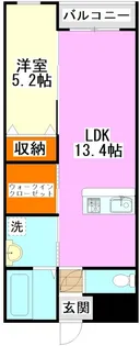 グランドゥール有安【1階】の間取り