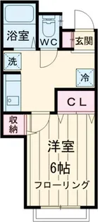 第二東コーポ【1階】の間取り