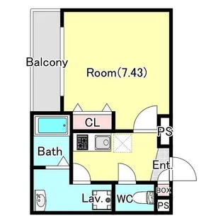 ジーメゾン海老名【3階】の間取り