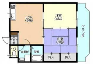 カルチェ田中【2階】の間取り