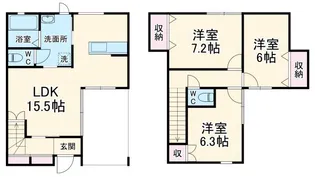 静岡県浜松市中央区入野町【一戸建】の間取り