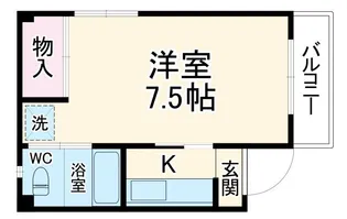 小仲台マンション【1階】の間取り