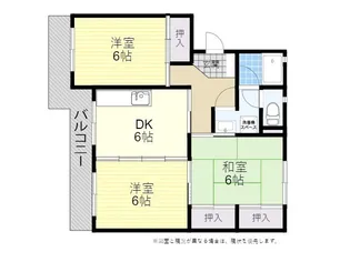 アクティブ下郡【2階】の間取り