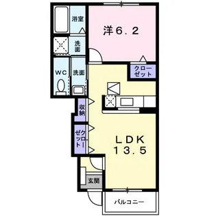 香川県三豊市高瀬町上高瀬【アパート】の間取り