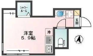 グランツコート目白【1階】の間取り
