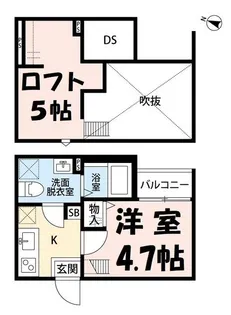 埼玉県さいたま市北区宮原町2【アパート】の間取り