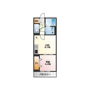 Youth Village北矢名【1階】の間取り