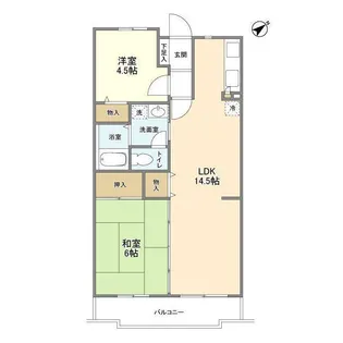 パークサイド鷺沼【3階】の間取り