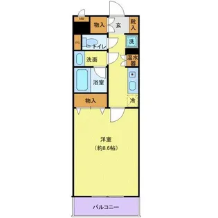 カスタリア勾当台公園【10階】の間取り