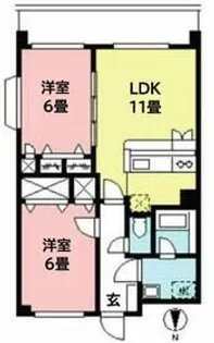 K.S若葉台【4階】の間取り