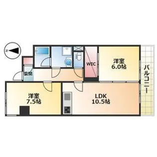 ペアシティーI・II【1階】の間取り