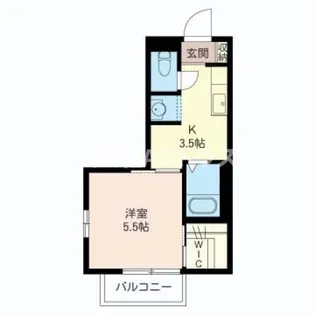 クローカス東大宮弐番館【1階】の間取り