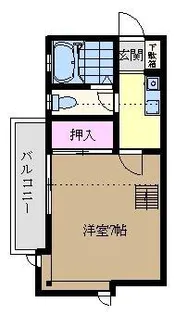 コトブキハイムD【2階】の間取り