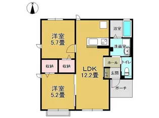 アリエッタ【1階】の間取り