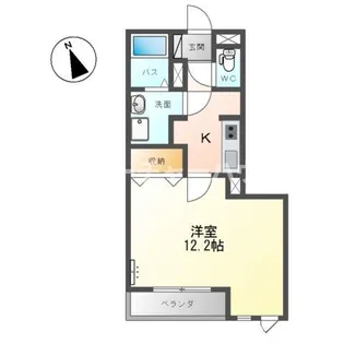 Fleur(フルール)【2階】の間取り