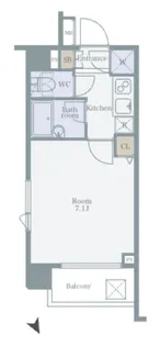 パレステュディオ小石川後楽園【4階】の間取り