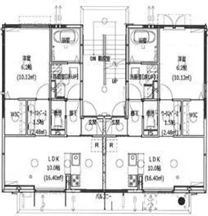 ヴァンヴェール【1階】の間取り