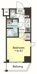 ガーラ・クレスタ横濱関内【7階】の間取り