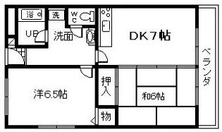 メゾン藤本【4階】の間取り
