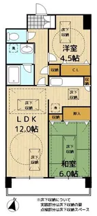 イーストピーク【5階】の間取り