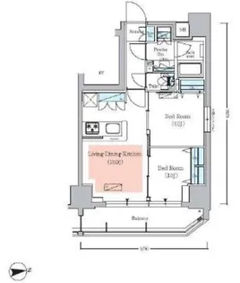 東京都台東区浅草橋5【マンション】の間取り