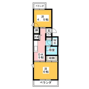 SARUIハイツ【2階】の間取り