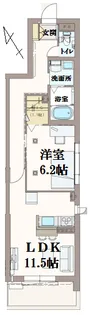 ラフィーネ白楽【2階】の間取り