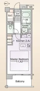 ロイヤルパークス新田【3階】の間取り