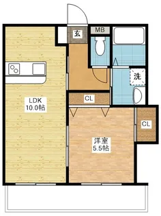 ソレイユII【3階】の間取り