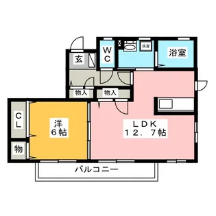 メゾン ド ソレイユ【1階】の間取り