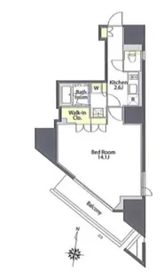 プライムメゾン本郷【4階】の間取り