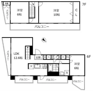 ルミネ五反田の間取り