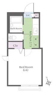 ノーブルコート【2階】の間取り