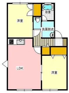 グランディール C【2階】の間取り