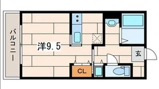 ビラ堀ノ内【2階】の間取り