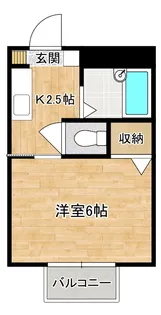 高知県香南市吉川町吉原【アパート】の間取り