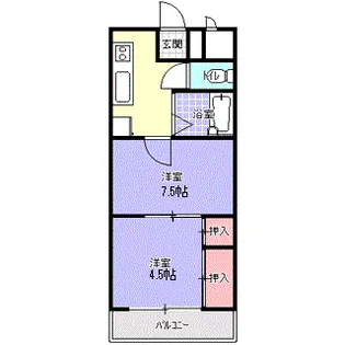シンガポールガーデン【2階】の間取り