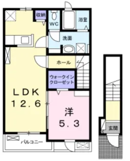 ベル ヒルズIII【2階】の間取り