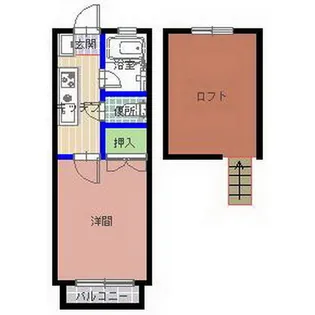 ベルフォーレ【2階】の間取り